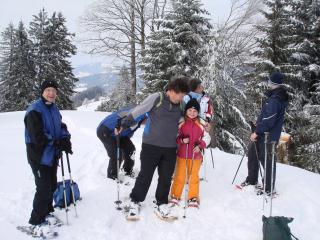 Schneeschuhlaufen zur Bogmen